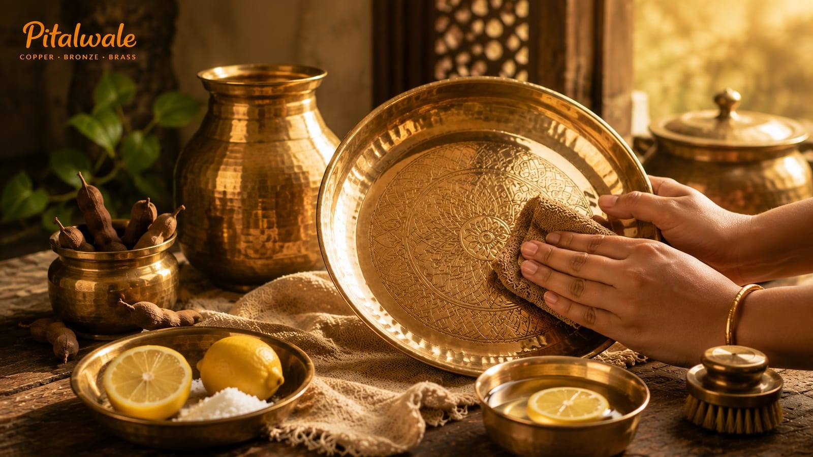 How to Clean Brass Utensils at Home